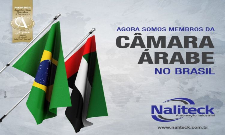 Agora somos membros da Câmara Árabe no Brasil.